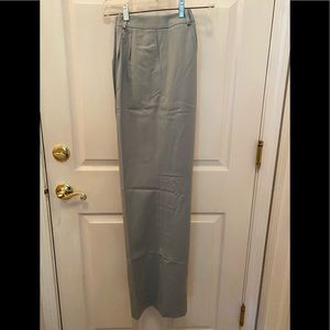 Talbots stretch light blue career summer pants 12